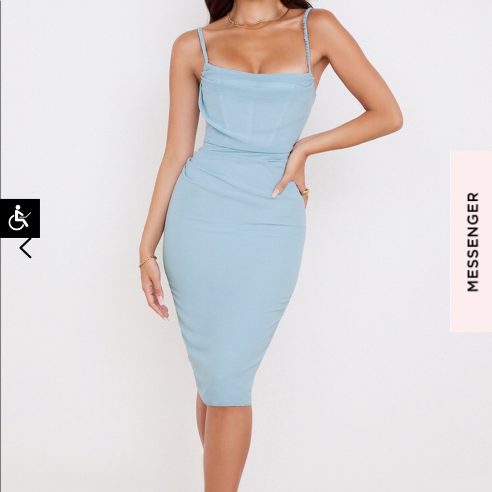 House of CB JAMILLE dress in baby blue